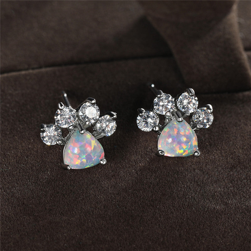 Silver White Opal